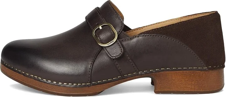 Dansko Margaret Women's Shoes Chocolate Burnished Calf : EU 40 (US Women's 9.5-10) Regular, Leather - Image 6