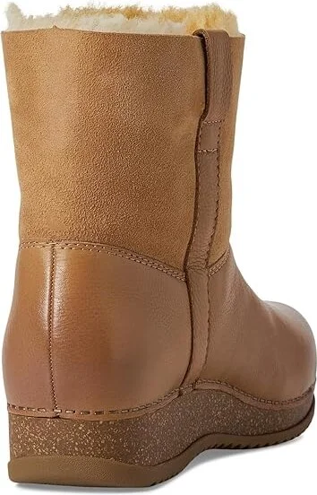 Dansko Mckenzie Women's Flat Shoes Tan Waxy Milled : EU 39 (US Men's 5.5-6 - Women's 8.5-9) Regular, Leather - Image 4