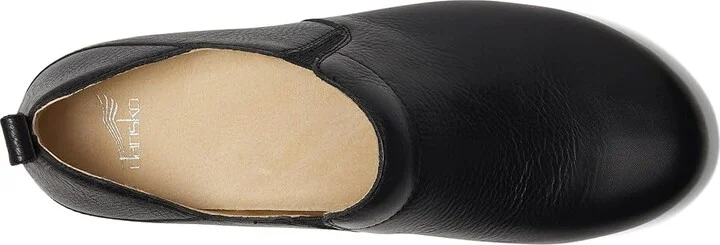 Dansko Meara Women's Flat Shoes Black Waxy Milled : EU 42 (US Women's 11.5-12) Regular, Leather - Image 2