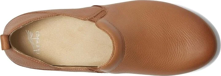 Dansko Meara Women's Flat Shoes Tan Waxy Milled : EU 40 (US Women's 9.5-10) Regular, Leather - Image 2