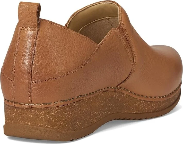 Dansko Meara Women's Flat Shoes Tan Waxy Milled : EU 40 (US Women's 9.5-10) Regular, Leather - Image 4