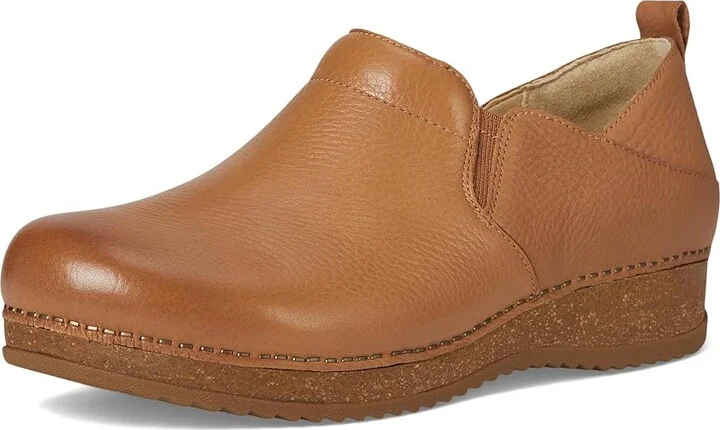 Dansko Meara Women's Flat Shoes Tan Waxy Milled : EU 40 (US Women's 9.5-10) Regular, Leather - Image 5