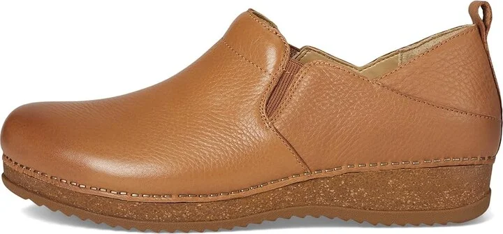 Dansko Meara Women's Flat Shoes Tan Waxy Milled : EU 40 (US Women's 9.5-10) Regular, Leather - Image 6