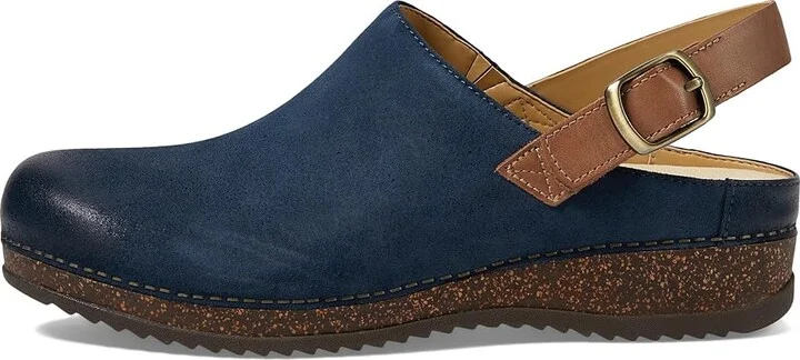 Dansko Merrin Women's Flat Shoes Blue Burnished Suede : EU 40 (US Women's 9.5-10) Regular, Leather - Image 5