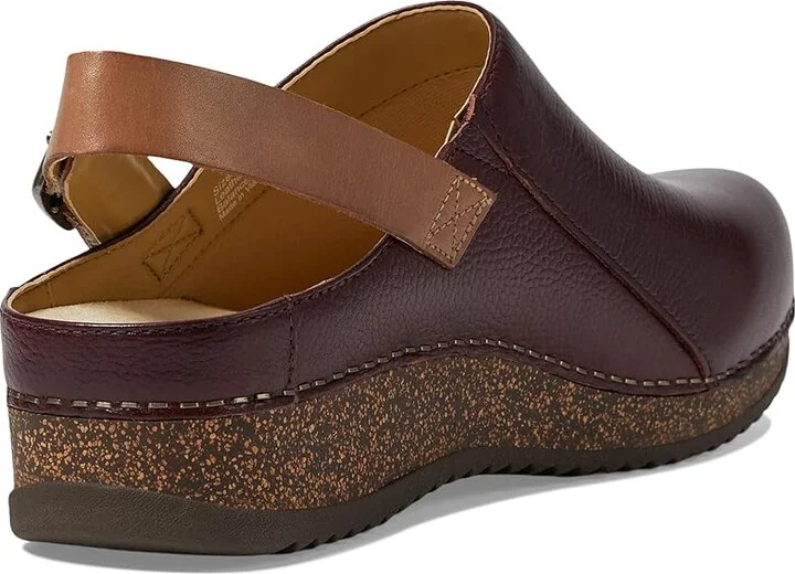Dansko Merrin Women's Flat Shoes Cordovan Milled : EU 42 (US Women's 11.5-12) Regular, Leather - Image 4