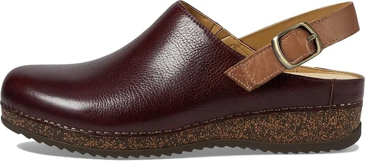 Dansko Merrin Women's Flat Shoes Cordovan Milled : EU 42 (US Women's 11.5-12) Regular, Leather - Image 5