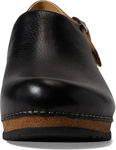 Dansko Merrin Women's Shoes Black Waxy Milled : EU 36 (US Women's 5.5-6) Regular, Leather - Image 2