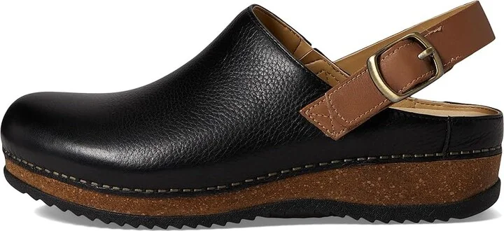 Dansko Merrin Women's Shoes Black Waxy Milled : EU 36 (US Women's 5.5-6) Regular, Leather - Image 5