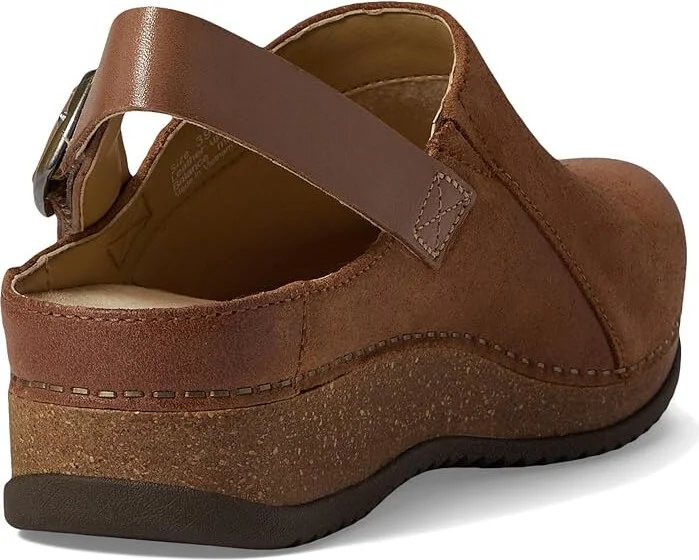 Dansko Merrin Women's Shoes Tan Burnished Suede : EU 36 (US Women's 5.5-6) Regular - Image 4