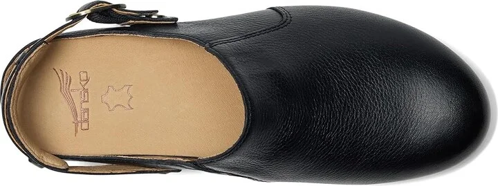 Dansko Millie Women's Shoes Black Waxy Milled : EU 36 (US Women's 5.5-6) Regular, Leather/Suede - Image 2