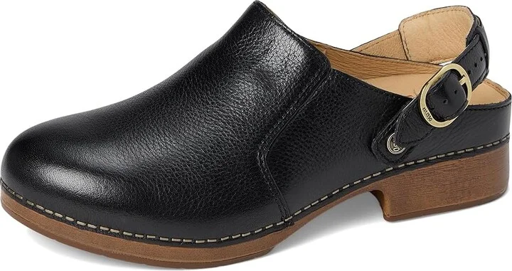 Dansko Millie Women's Shoes Black Waxy Milled : EU 36 (US Women's 5.5-6) Regular, Leather/Suede - Image 5