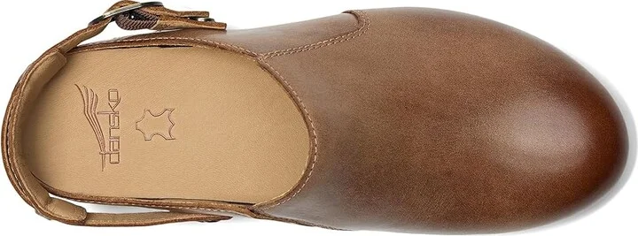 Dansko Millie Women's Shoes Tan Waxy Brush : EU 37 (US Women's 6.5-7) Regular, Leather/Suede - Image 2