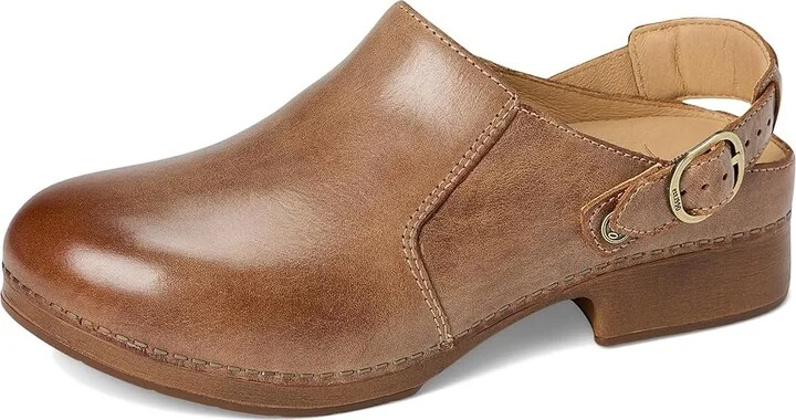 Dansko Millie Women's Shoes Tan Waxy Brush : EU 37 (US Women's 6.5-7) Regular, Leather/Suede - Image 5