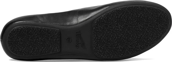 Dansko Mollie Women's Flat Shoes Black Nappa : EU 39.5 (US Women's 9.5) Regular, Suede - Image 3