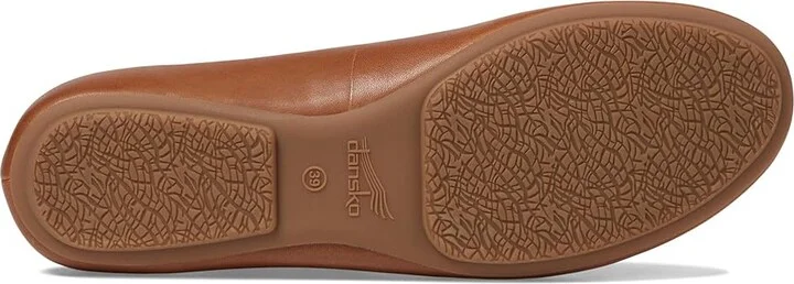 Dansko Mollie Women's Flat Shoes Luggage Nappa : EU 37.5 (US Women's 7.5) Regular, Suede - Image 3