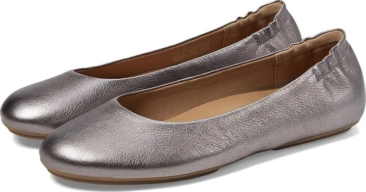 Dansko Mollie Women's Flat Shoes Pewter Metallic : EU 40 (US Women's 9.5-10) Regular, Suede