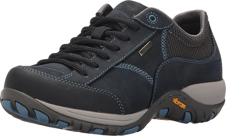 Dansko Paisley Women's Lace up casual Shoes Navy Milled Nubuck Waterproof : EU 37 (US Women's 6.5-7) Regular, Leather - Image 2