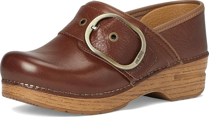 Dansko Pearson Women's Flat Shoes Brown Waxy Milled : EU 41 (US Women's 10.5-11) Regular, Leather - Image 5