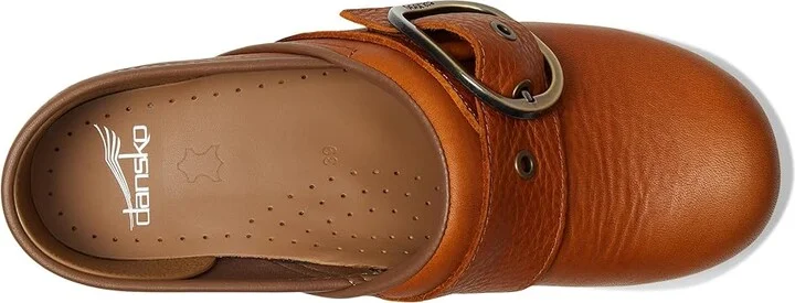 Dansko Pearson Women's Flat Shoes Tan : EU 36 (US Women's 5.5-6) Regular, Leather - Image 2