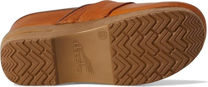 Dansko Pearson Women's Flat Shoes Tan : EU 36 (US Women's 5.5-6) Regular, Leather - Image 3