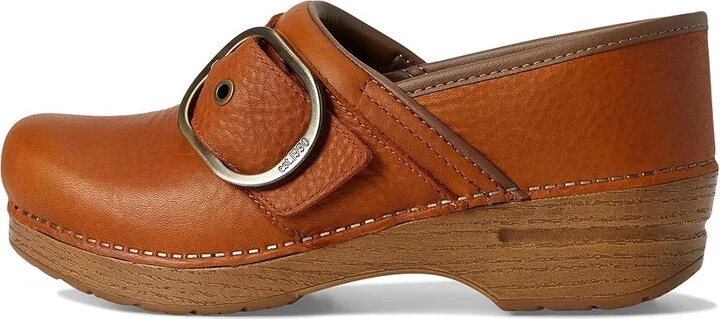 Dansko Pearson Women's Flat Shoes Tan : EU 36 (US Women's 5.5-6) Regular, Leather - Image 6