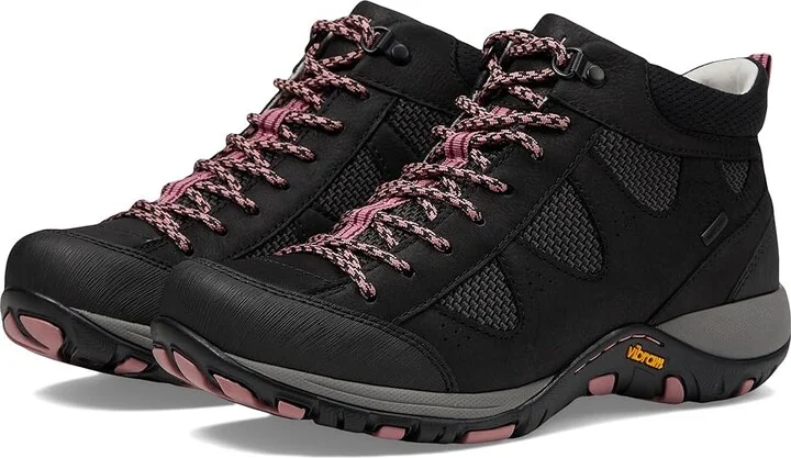 Dansko Perrin Women's Shoes Black Milled Nubuck : EU 36 (US Women's 5.5-6) Regular, Rubber