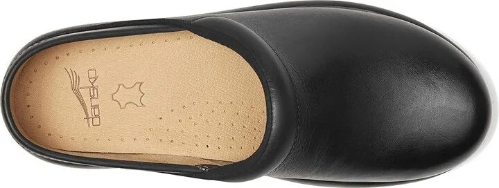 Dansko Platform Pro Women's Shoes Black Burnished Nubuck : EU 39 (US Women's 8.5-9) Regular, Leather - Image 2
