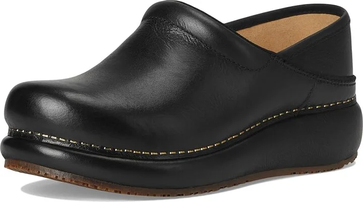 Dansko Platform Pro Women's Shoes Black Burnished Nubuck : EU 39 (US Women's 8.5-9) Regular, Leather - Image 5