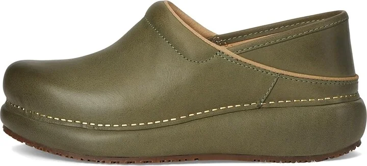 Dansko Platform Pro Women's Shoes Green Burnished : EU 41 (US Women's 10.5-11) Regular, Leather - Image 6