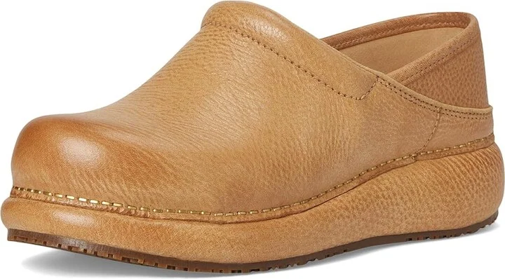 Dansko Platform Pro Women's Shoes Honey Distressed : EU 39 (US Women's 8.5-9) Regular, Leather - Image 5