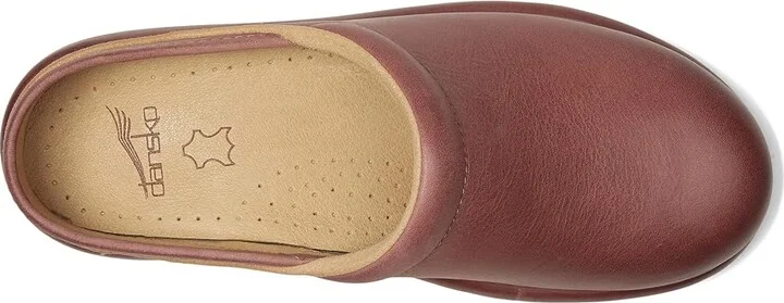 Dansko Platform Pro Women's Shoes Rose Burnished Nubuck : EU 36 (US Women's 5.5-6) Regular, Leather - Image 2