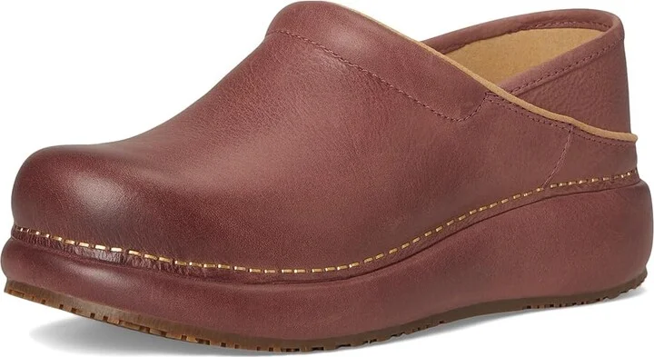 Dansko Platform Pro Women's Shoes Rose Burnished Nubuck : EU 36 (US Women's 5.5-6) Regular, Leather - Image 5