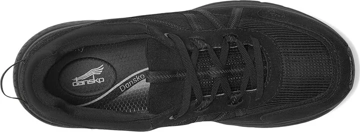 Dansko Poppy Women's Shoes Black/Black Suede : EU 38 (US Women's 7.5-8) Regular, Leather - Image 2