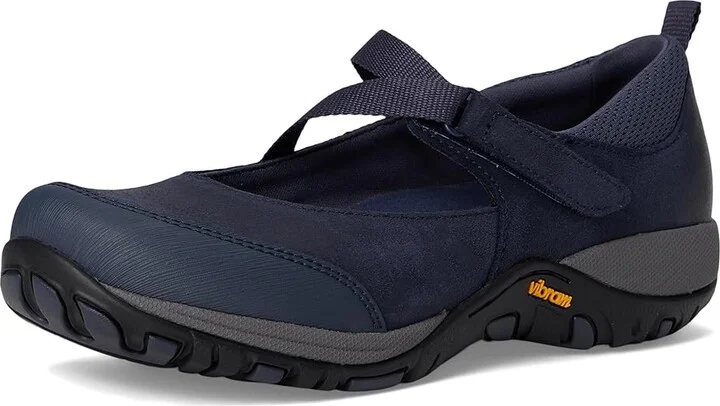 Dansko Primrose Women's Flat Shoes Navy Burnished Suede : EU 40 (US Women's 9.5-10) Regular, Leather - Image 5