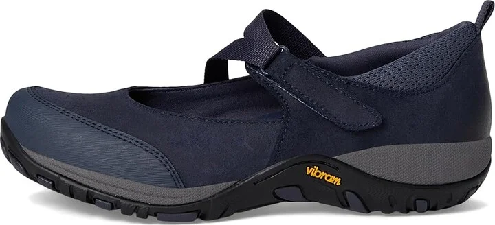 Dansko Primrose Women's Flat Shoes Navy Burnished Suede : EU 40 (US Women's 9.5-10) Regular, Leather - Image 6