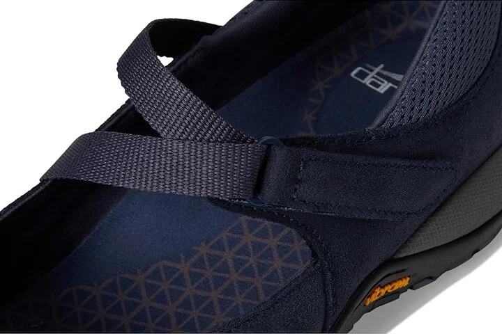 Dansko Primrose Women's Flat Shoes Navy Burnished Suede : EU 40 (US Women's 9.5-10) Regular, Leather - Image 7