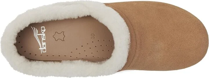 Dansko Professinal Women's Flat Shoes Tan : EU 39 (US Women's 8.5-9) Regular, Suede - Image 2