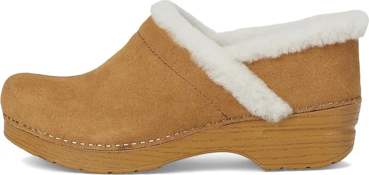Dansko Professinal Women's Flat Shoes Tan : EU 39 (US Women's 8.5-9) Regular, Suede - Image 6