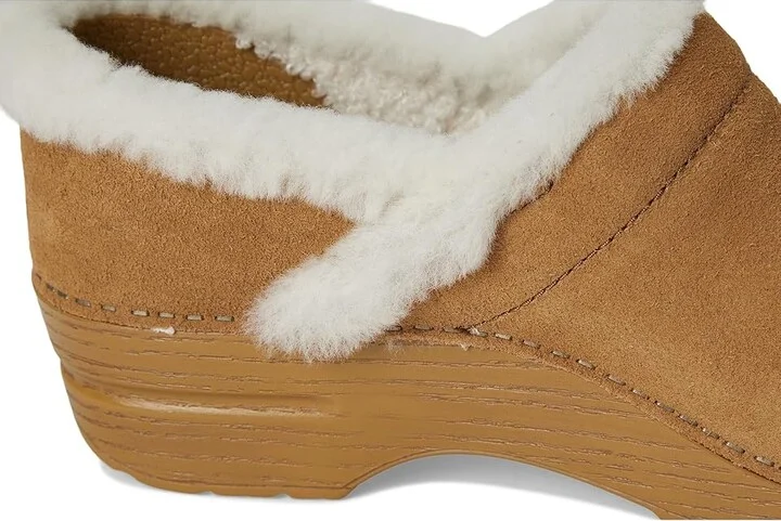 Dansko Professinal Women's Flat Shoes Tan : EU 39 (US Women's 8.5-9) Regular, Suede - Image 7