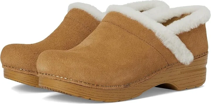 Dansko Professinal Women's Flat Shoes Tan : EU 39 (US Women's 8.5-9) Regular, Suede