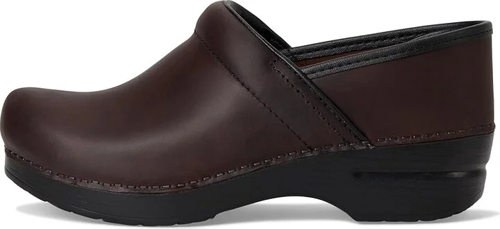 Dansko Professional Women's Clog Shoes Antique Brown/Black Oiled Leather : EU 35 (US Women's 4.5-5) Regular, Leather/Synthetic - Image 7