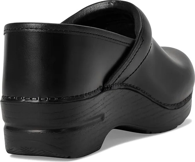 Dansko Professional Women's Clog Shoes Black Cabrio Leather : EU 35 (US Women's 4.5-5) Regular, Leather/Synthetic - Image 4
