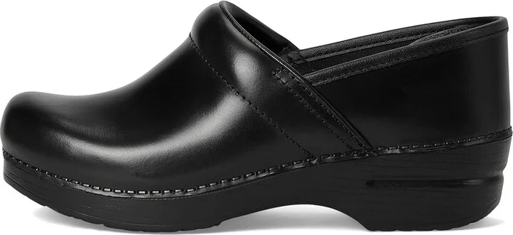 Dansko Professional Women's Clog Shoes Black Cabrio Leather : EU 35 (US Women's 4.5-5) Regular, Leather/Synthetic - Image 6