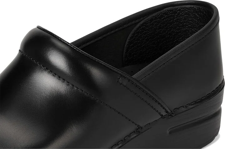 Dansko Professional Women's Clog Shoes Black Cabrio Leather : EU 35 (US Women's 4.5-5) Regular, Leather/Synthetic - Image 7