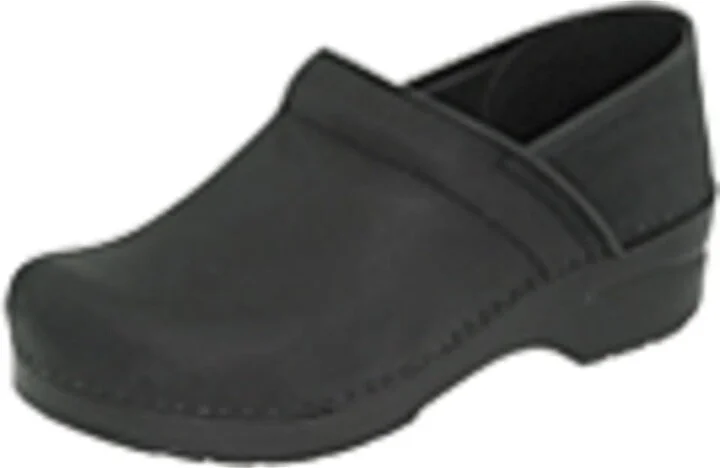 Dansko Professional Women's Clog Shoes Black Oiled : EU 35 (US Women's 4.5-5) Regular, Leather/Synthetic - Image 2