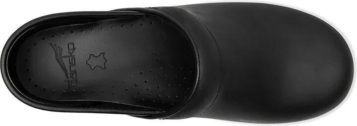 Dansko Professional Women's Clog Shoes Black Oiled : EU 35 (US Women's 4.5-5) Regular, Leather/Synthetic - Image 3