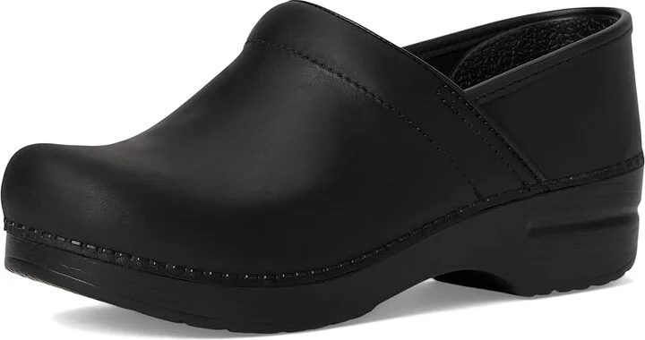 Dansko Professional Women's Clog Shoes Black Oiled : EU 35 (US Women's 4.5-5) Regular, Leather/Synthetic - Image 6