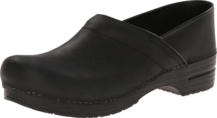 Dansko Professional Women's Clog Shoes Black Oiled : EU 35 (US Women's 4.5-5) Regular, Leather/Synthetic - Image 9