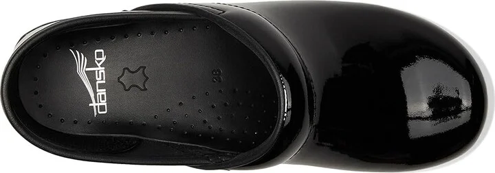 Dansko Professional Women's Clog Shoes Black Patent Leather : EU 36 (US Women's 5.5-6) Regular, Leather/Synthetic - Image 3