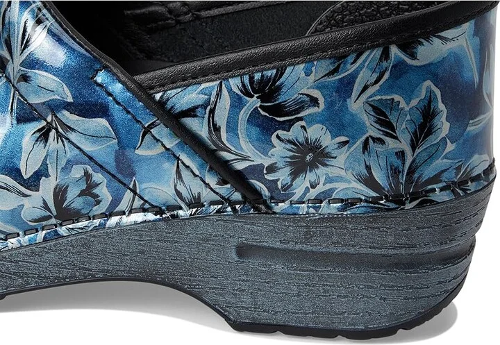 Dansko Professional Women's Clog Shoes Blue Vine Patent : EU 41 (US Women's 10.5-11) Regular, Leather - Image 7